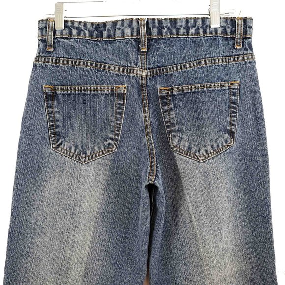 Route 66 Womens Size 8A Denim Wide Straight Leg - Picture 4 of 7